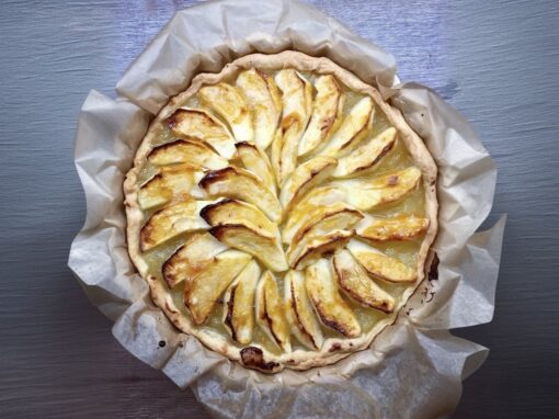 Apfelkuchen aus Frankreich: Tarte aux pommes
