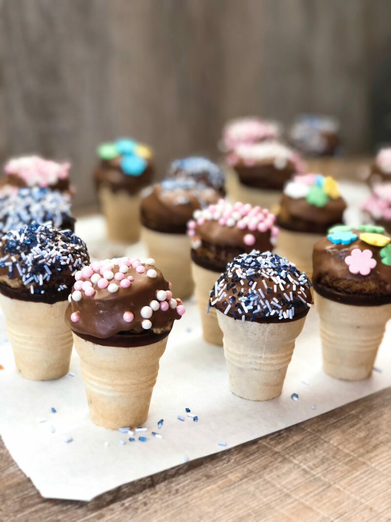 Waffelbecherkuchen Waffelbecherkuchen