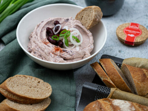 Kidneybohnencreme mit Frischkäse