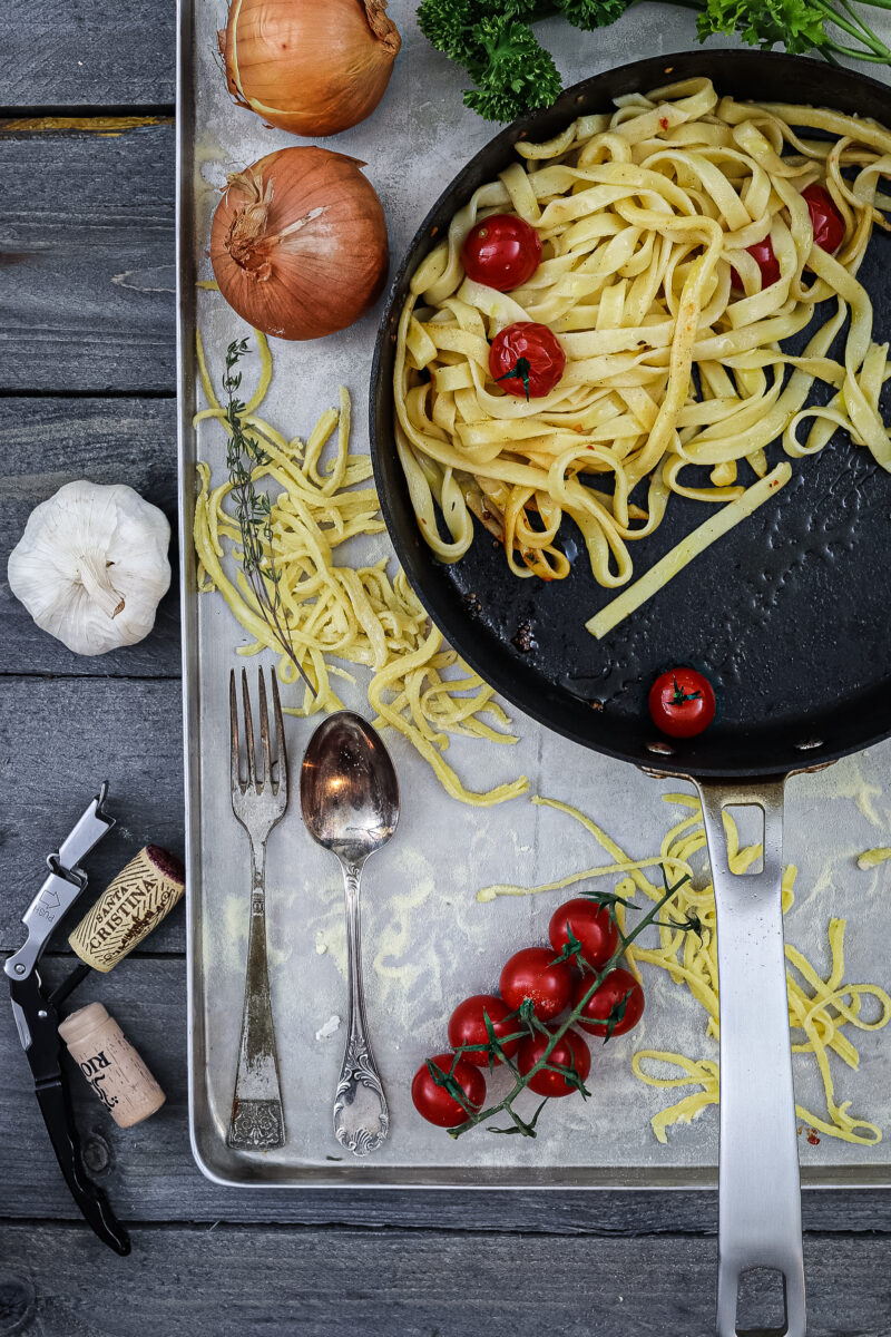 Pasta aus Hartweizengriess