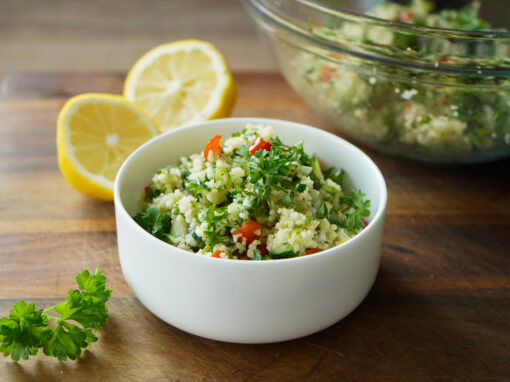 Türkischer Petersiliensalat mit Couscous – frisch & lecker