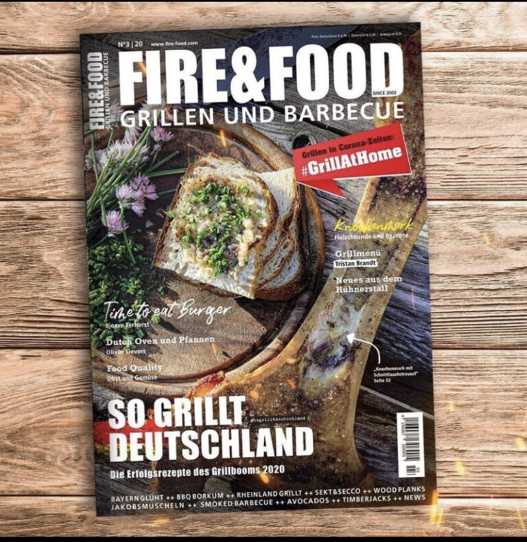 Farbbechers Cuisine im BBQ Magazin Fire&Food