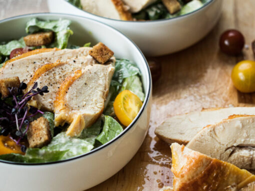Caesar Salat mit Hähnchen