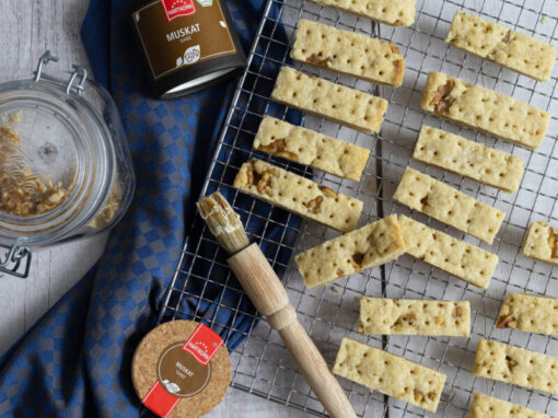 Shortbread mit Walnüssen