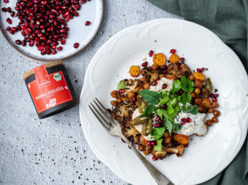 Gerösteter Blumenkohl mit Sesamdressing