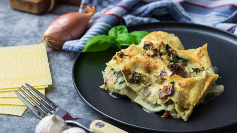 Grüne Veggie Lasagne – einfaches Rezept ohne Fleisch