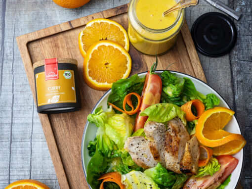 Orangen-Curry-Dressing