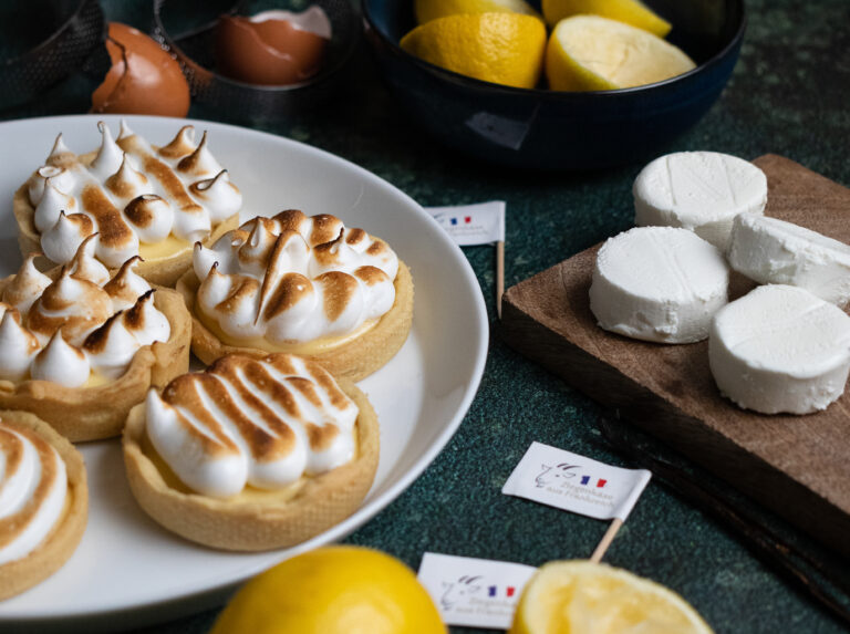 Zitronentörtchen mit Ziegenkäse