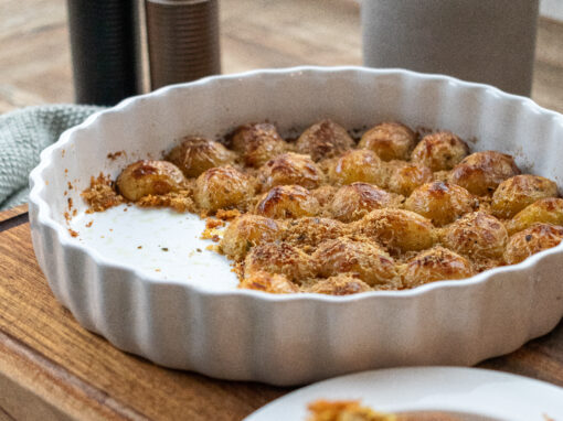 Knusprige Parmesan-Kartoffeln mit Pecorino – goldbraun aus dem Ofen
