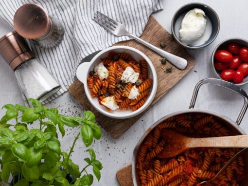One Pot Pasta mit Tomaten – Cremig, schnell & aromatisch