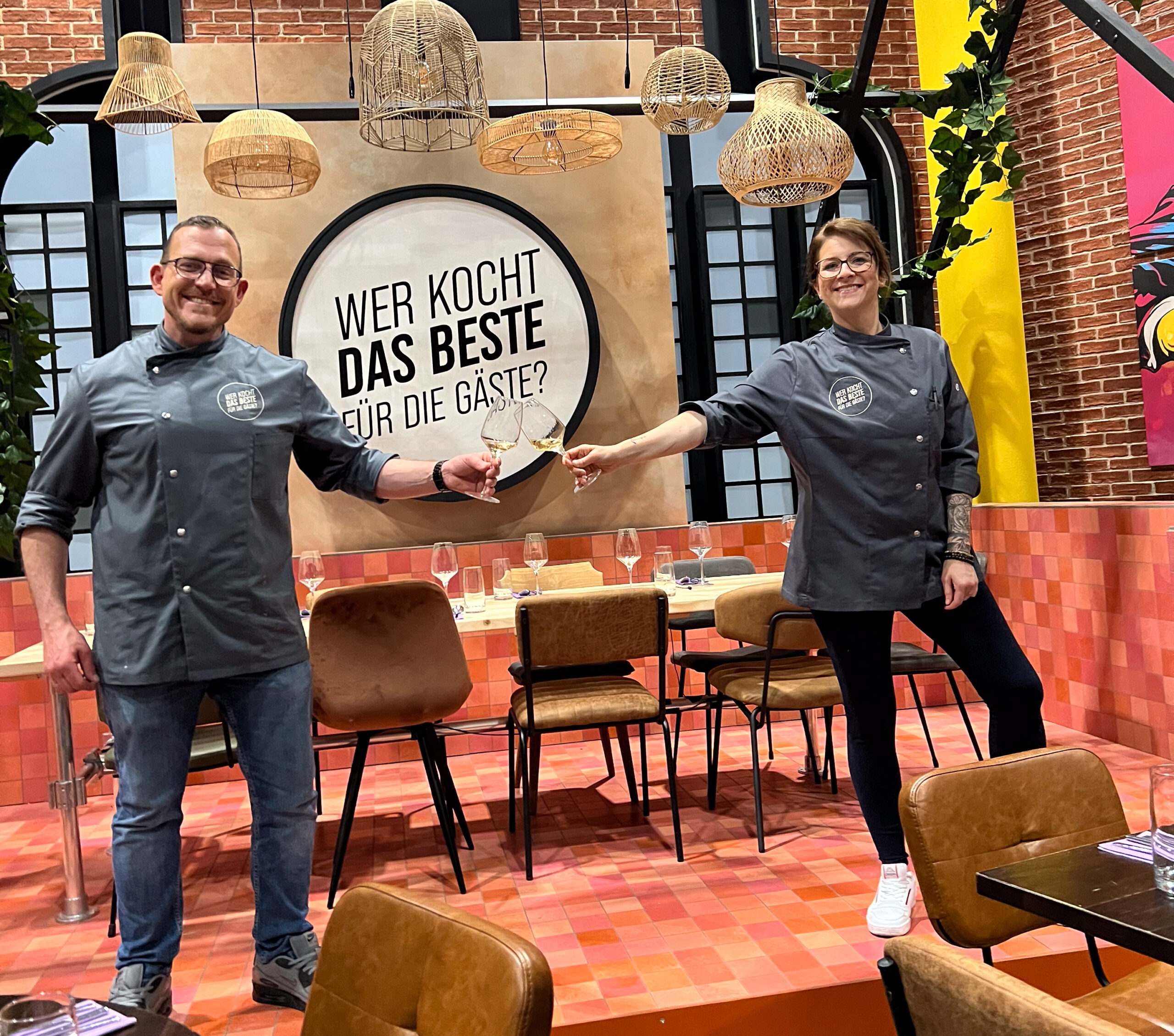 Wer kocht das Beste für die Gäste Christina Becher und Tommy Madel