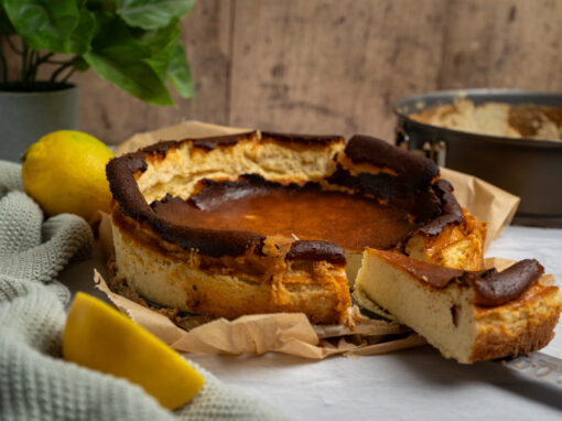 Basque Burnt Cheesecake mit Vanille – cremig & karamellisiert