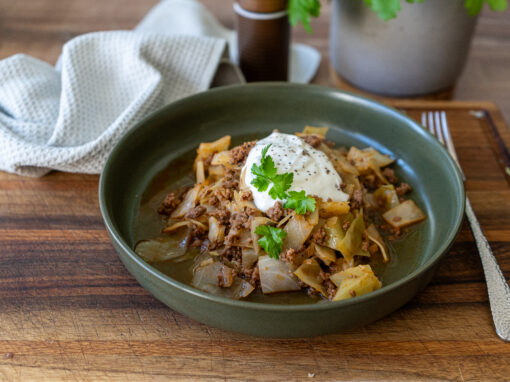 Spitzkohl-Hackfleisch-Pfanne – Einfach & herzhaft