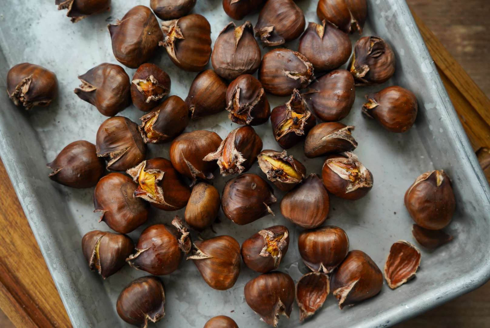 Maronen aus der Heißluftfritteuse_1 Maronen aus der Heißluftfritteuse_1