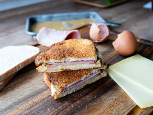 Monte Cristo Sandwich aus dem Airfryer – einfach & knusprig