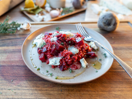 Rote Bete Risotto mit Gorgonzola – Cremiger Genuss für dein Menü