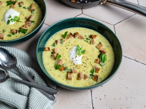 Zucchini-Kartoffelsuppe aus dem Thermomix – cremig und einfach