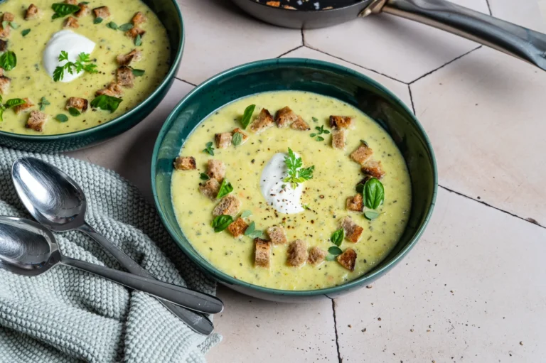 Zucchini-Kartoffelsuppe Thermomix – cremig & gesund