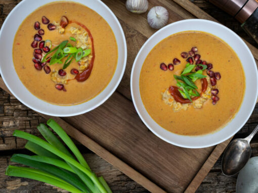 Curry-Linsen-Suppe mit Ingwer