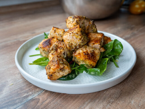 Knusprige Lachs-Bites aus dem Airfryer – einfach & in 10 Minuten fertig