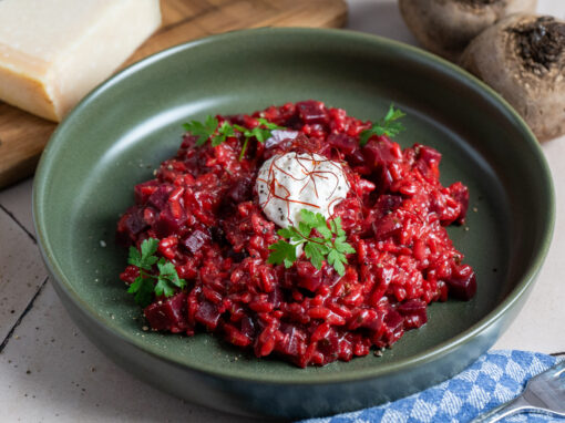 Rote Bete Risotto mit Meerrettich – cremig & einfach selber machen