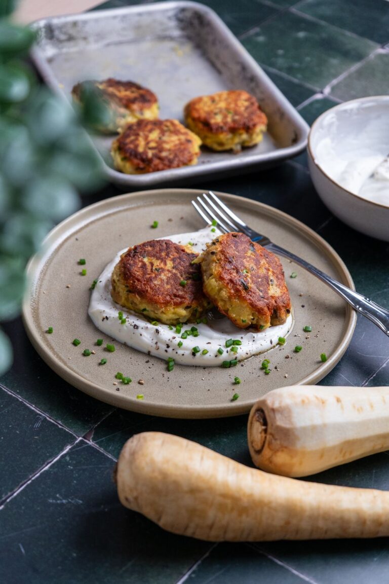 Pastinaken-Puffer aus der Pfanne – einfaches Pastinaken Rezept