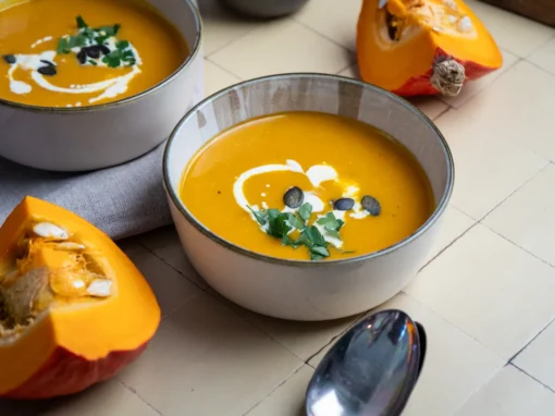 Kürbissuppe mit Hokkaido